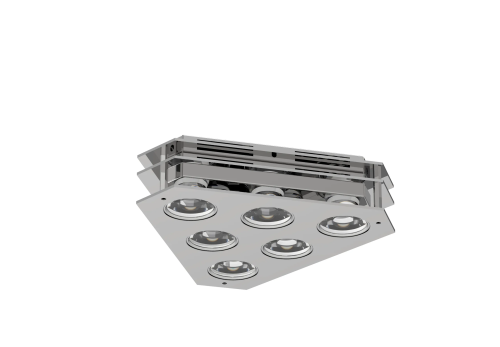 Светильник накладной Stainless F28 20 Вт, 4000К, CRI 90, нержавеющая сталь, 36°, Master Track